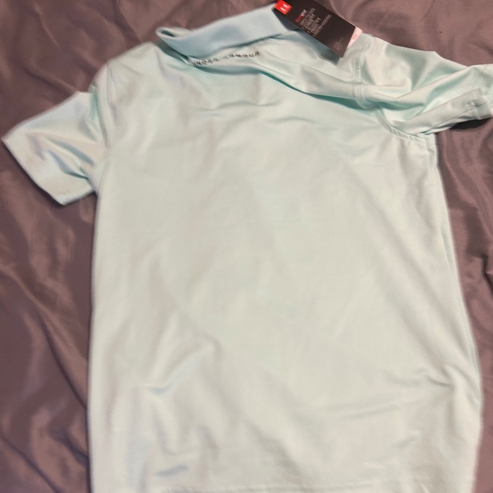 Boys under armour golf shirt